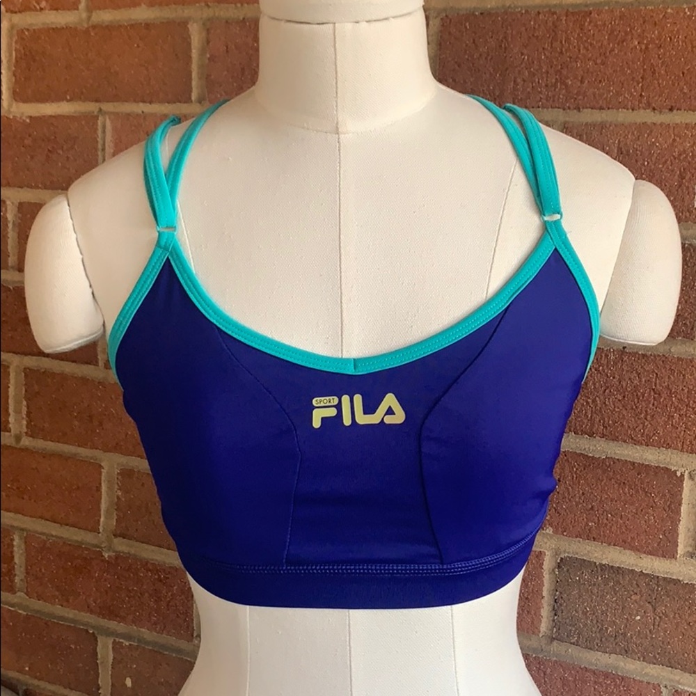 Fila Sport purple criss criss back sports bra Size Small - Picture 1 of 3